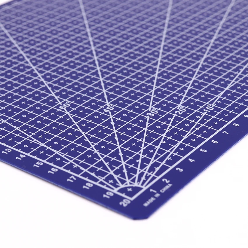 A4 Grid Lines Cutting Mat Craft Card Fabric Leather Paper Board Plastic Blue Cutting Pad 30*22cm A4 Grid Lines Cutting Mat Craft Card Fabric Leather Paper Board Plastic Blue Cutting Pad 30*22cm