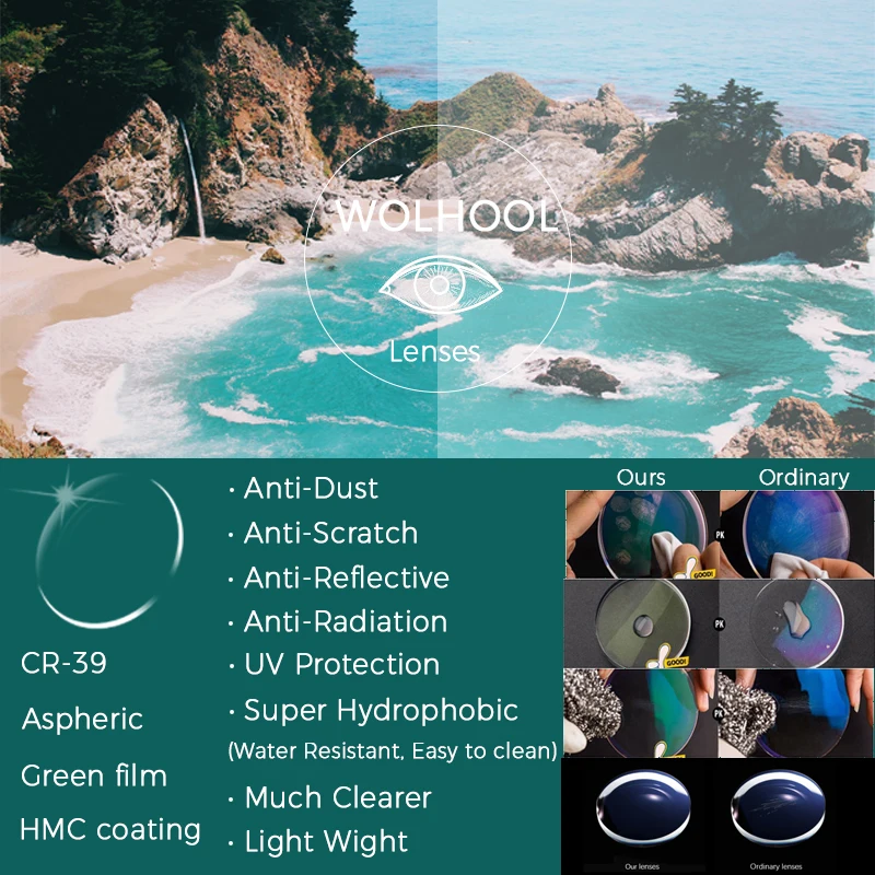 Модные очки без оправы по рецепту мужские титановые круглые оптические в оправе