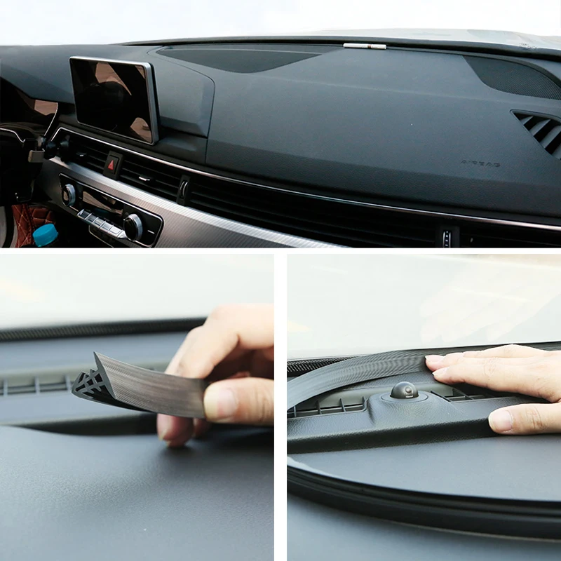 Стикеры для приборной панели автомобиля уплотнительные ленты Skoda Superb Octavia A7 A5 2 Fabia