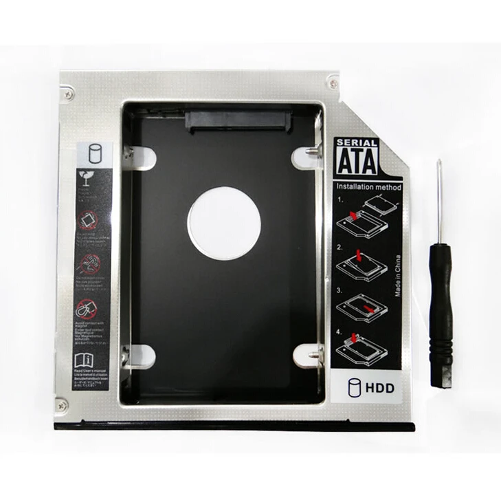 SATA to SATA 2nd 2.5/" HDD SSD Hard Drive Caddy for HP ProBook 4540S 4545S 4740S