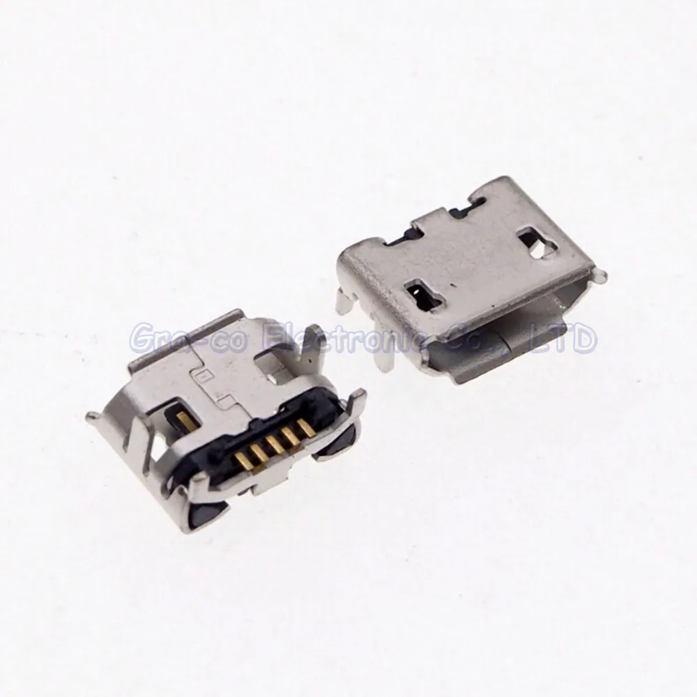 50 шт. большие рога Micro 5 P USB разъем V8 порта зарядки для zte htc HUAWEI C8500 небольшой чили Q1 и т. д