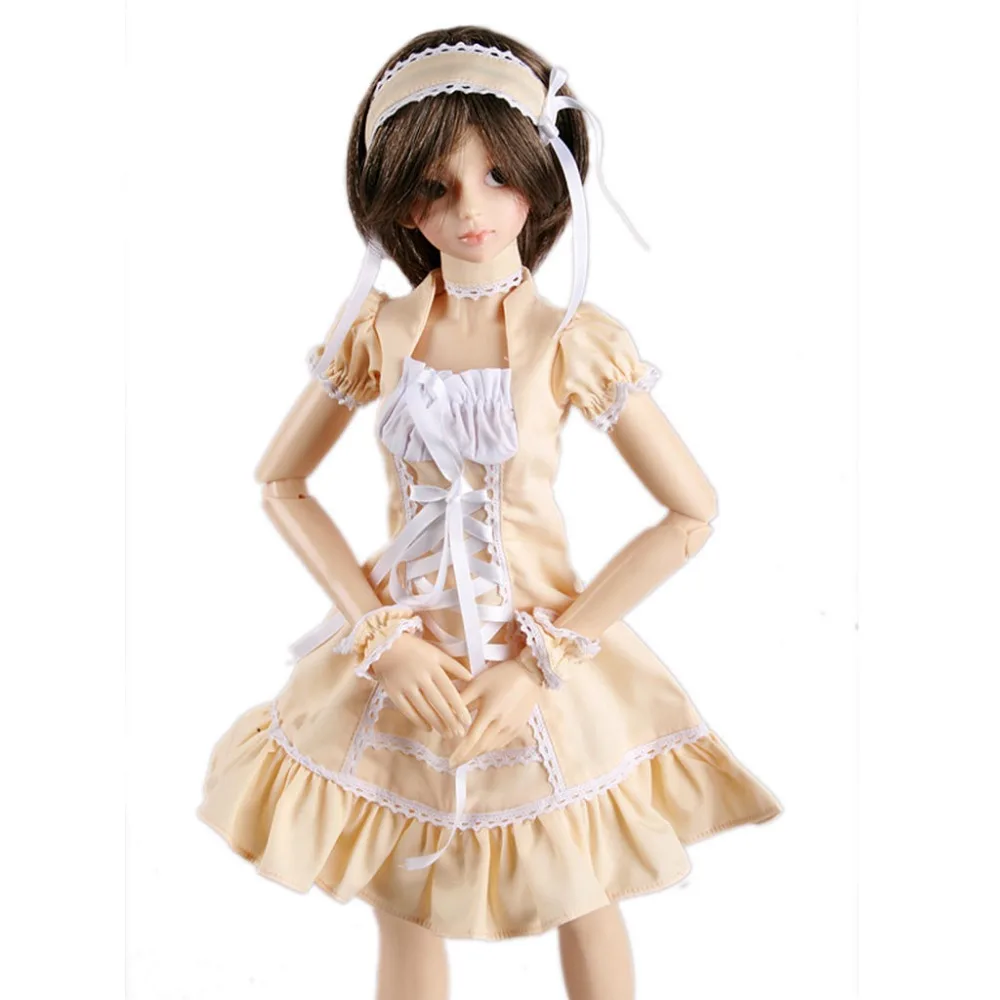[Wamami] 129# желтое платье/костюм 1/4 MSD DOD BJD Dollfie
