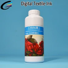 DTG хлопчатобумажная футболка с принтом Текстильные пигментные чернила для Epson DX5 планшетный принтер головка