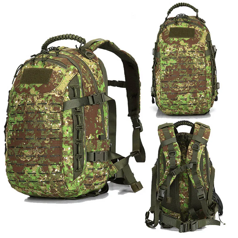 Bolsa de Caça ao ar Corte a Laser Tático Militar Mochila Caminhadas Livre Edc Engrenagens Molle Amigos Bolsa 25l Esporte Acampamento Mod. 1257085 25 High Quality Esporte e Lazer