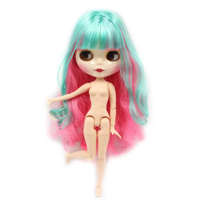 Ледяная фабрика blyth кукла 1/6 игрушка красочные волосы сустава тела bjd белая кожа 30 см