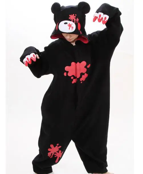 

Gloomy Bear Pajamas Anime Cosplay Costume Unisex Adult Onesie Sleepwear NL1231