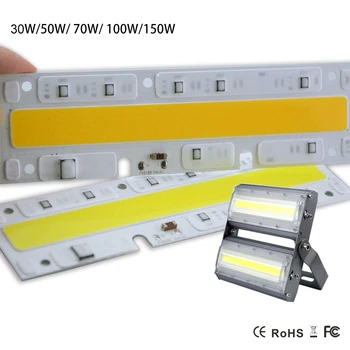 

New IC Smart COB LED Beads 110V 220V 30W 50W 70W 100W 150W LED Chip for Outdoor Floodlight for Projector Lightsf