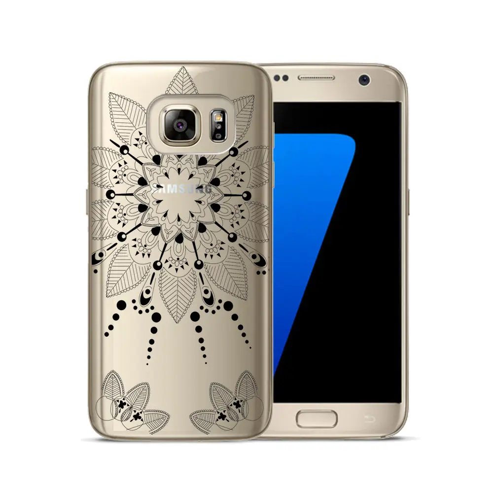 Clear painted Case FOR Samsung S6 Soft TPU Phone Case FOR Samsung S8 Smart Back Protective Phone Cover FOR Galax S5 S7 S8 Plus (11)