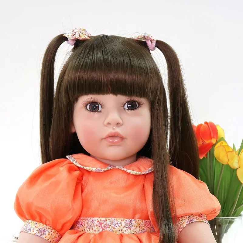 60cm Silicone Reborn Baby Girl Doll Toy