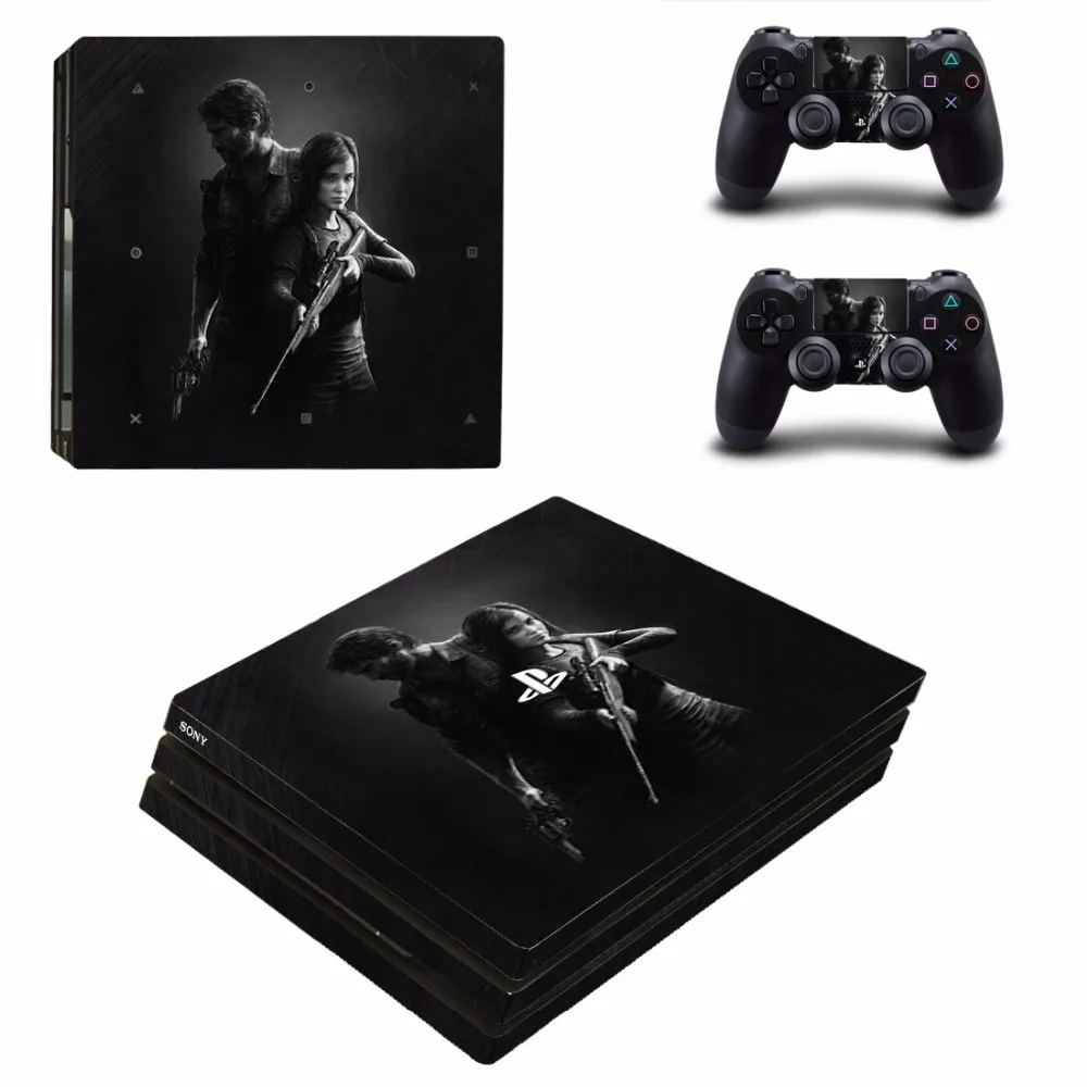 Последняя из нас наклейка для консоли Sony PlayStation 4 и 2 контроллера PS4 Pro наклейки