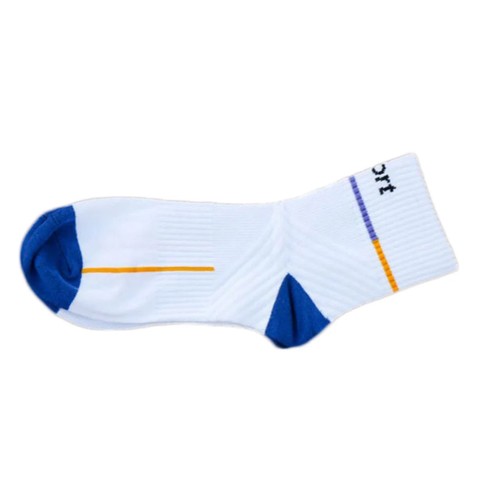 Хлопковые мужские спортивные носки, носки для бега, быстросохнущие, для скалолазания, тренажерного зала, фитнеса, мужские носки для всех сезонов - Цвет: WT1