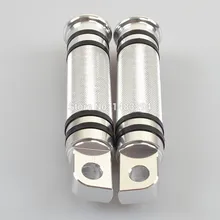 CNC de aluminio Clavijas de Pie Reposapiés Pedales Adapta Para Harley Touring Dyna Sportster Bobber Chopper Personalizada