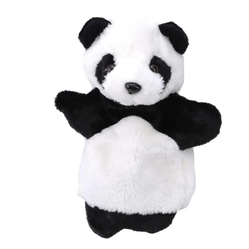 

Animal Panda Hand Puppet Baby Kindergarten Cute soft Hand Puppets funny toys Kids Plush Doll Educational Toy