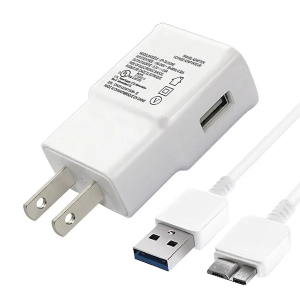 

Note3 S5 Phone USB Charger + 3FT Micro USB 3.0 data Sync Charging Cable For Samsung Galaxy S5 Note 3 S5 i9600 G900 N9002 N9008
