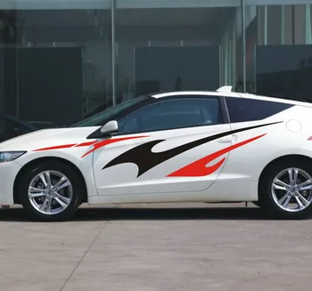 

Car Sports Stripes Door Decal For CR-Z Vinyl Side stickers ZC296
