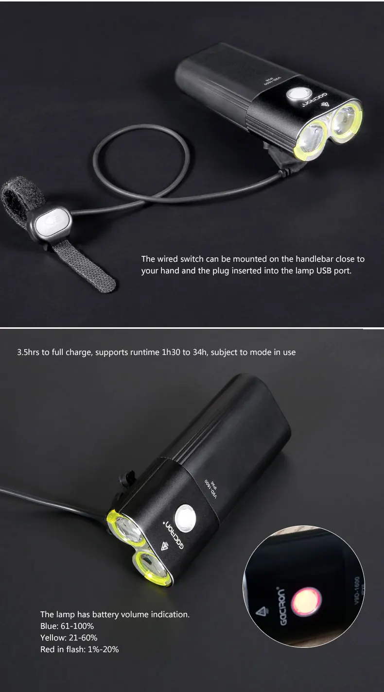 Flash Deal Gaciron Bicycle Headlight Rear Light Suite Pack USB Charge Internal Battery LED Front Tail Lamp Cycling Lighting Visual Warning 5 Flash Deal Gaciron Bicycle Headlight Rear Light Suite Pack USB Charge Internal Battery LED Front Tail Lamp Cycling Lighting Visual Warning 5