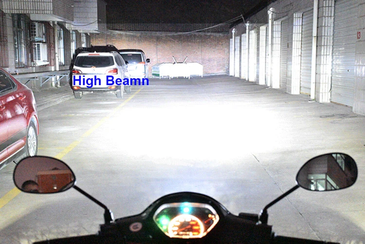 Светодиодный фонарь для мотоцикла, фара для мотоцикла, противотуманная фара L12-H4/9003 Hi/Lo луч для Honda Goldwing 1500 1988-1997 6000K белый