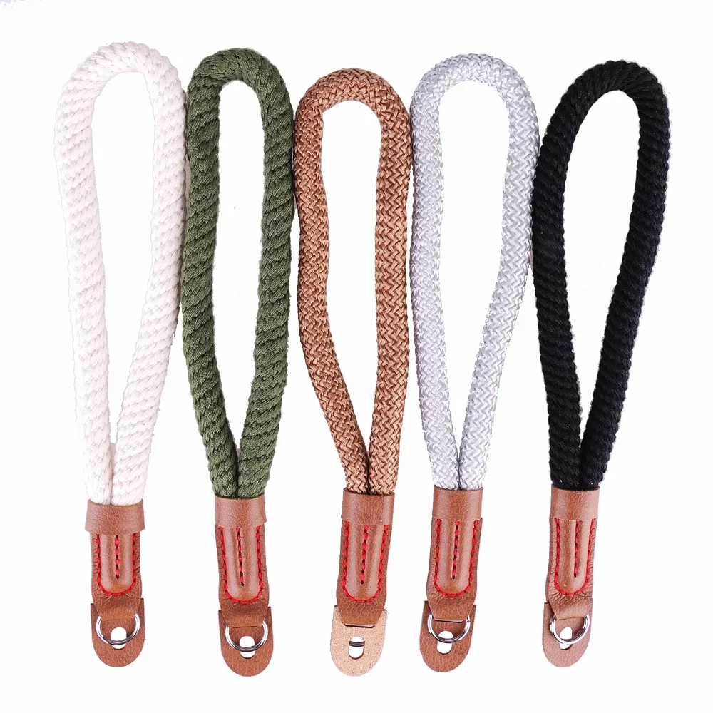 

high quality Cotton Camera Wrist Hand Strap for Mirrorless Digital Camera Leica Fuji Nikon Sony Olympus Canon camera