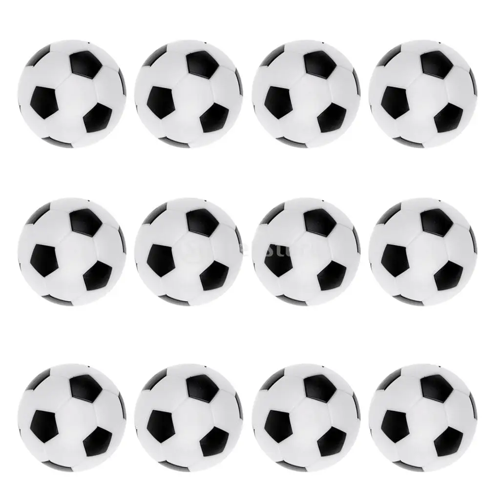 24pcs 36mm Foosball Balls Fussball Ball Replacement for Soccer Table Game 