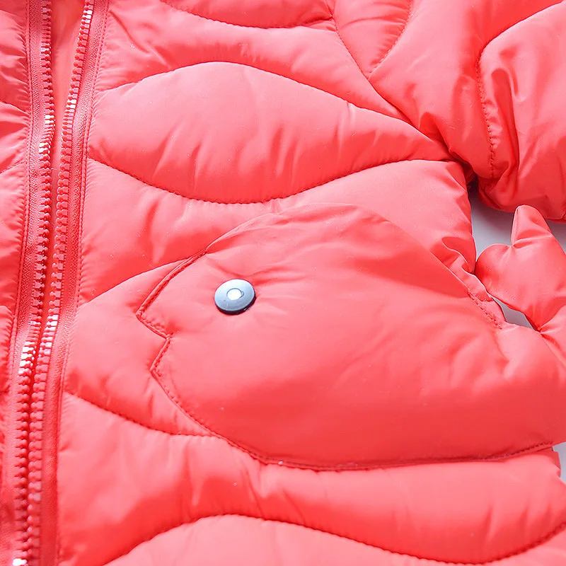 Зимняя одежда для новорожденных девочек; модные теплые зимние толстовки для малышей; пальто для новорожденных девочек; Одежда для девочек; куртка для девочек
