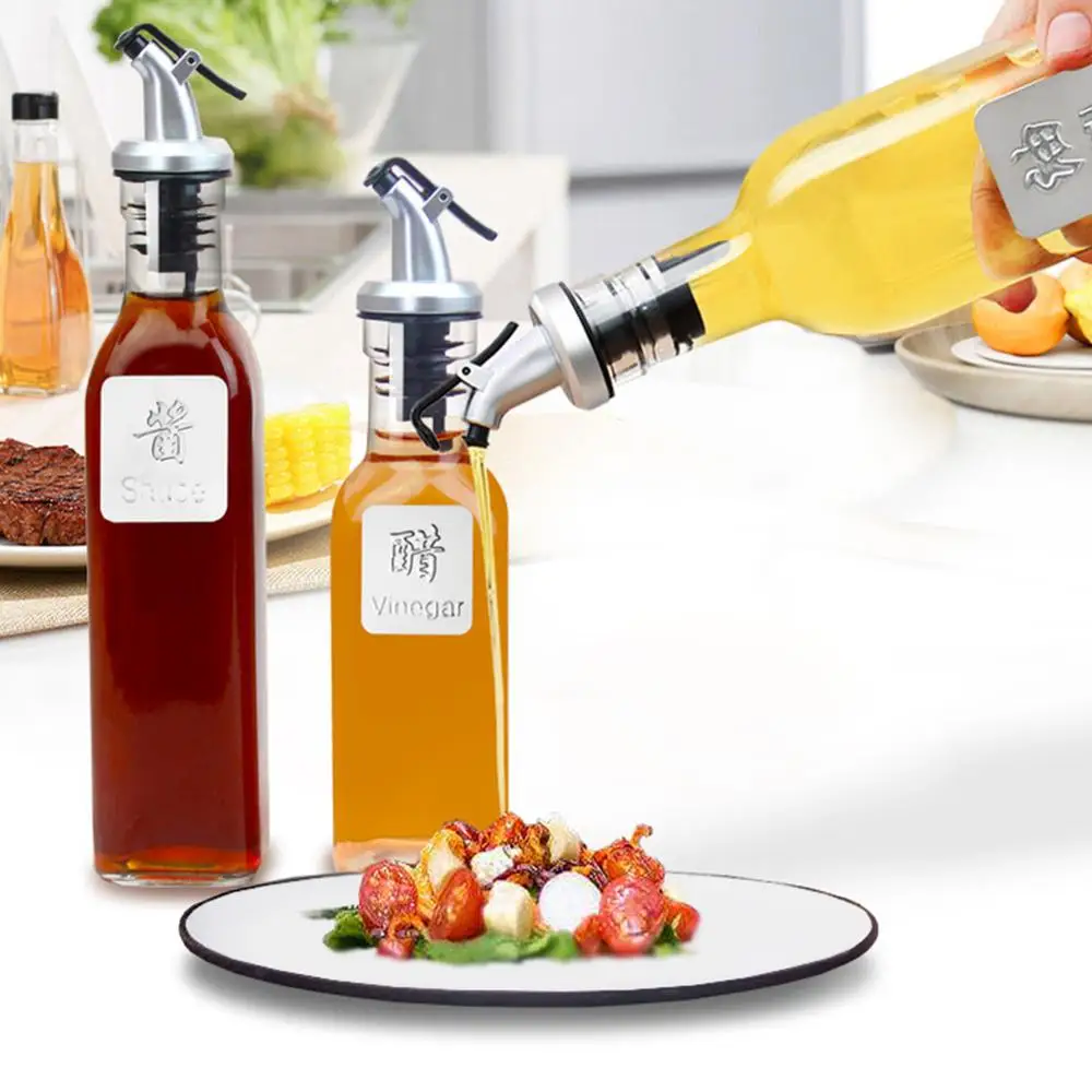 

1Pc Olive Oil Sprayer Liquor Dispenser Wine Pourers Flip Bottle Silicone Cap Stopper Soy Source Tap Tool Bar Kitchen Accessories