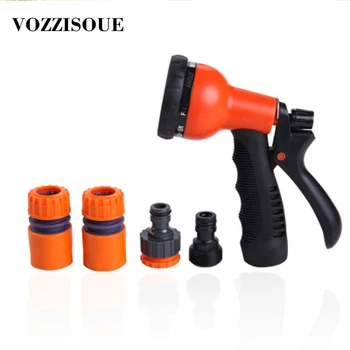 

8 Modes Spray Lawn Watering Multi-function Car Wash High Pressure Durable Hand-held Tools Hose Sprinkle Water Nozzle Set Garden