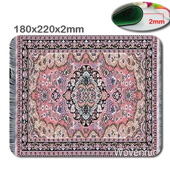 

Persian carpet Customized Rectangle Non-Slip Rubber 3D printing gaming rubber durable notebook mouse pad size is 180mmx220mmx2mm