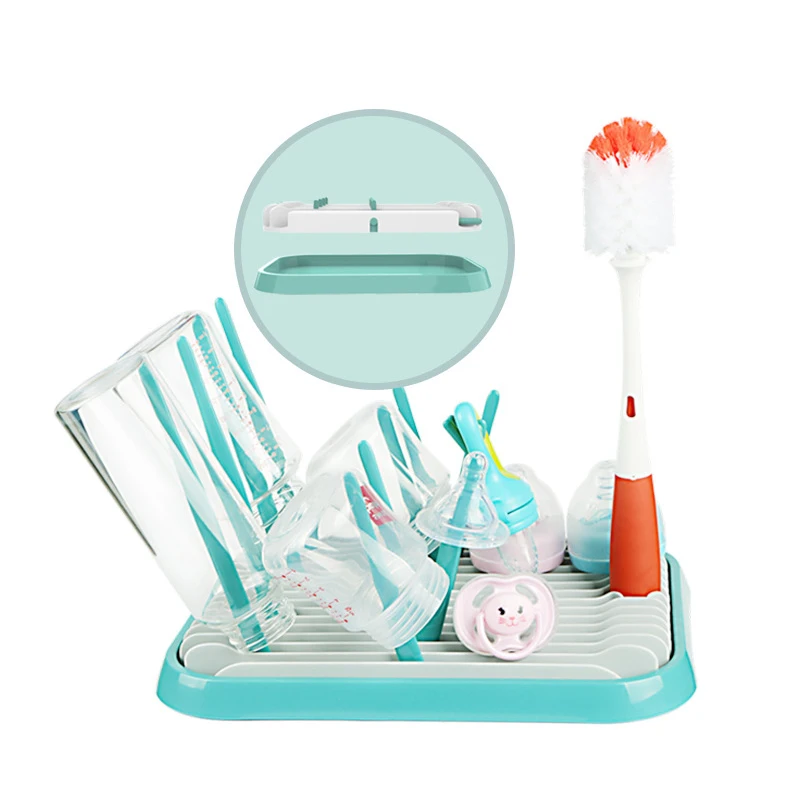 Multi-function Foldable Water-Cup Drying Rack Table Bottle Spoon Dryer Stand RD