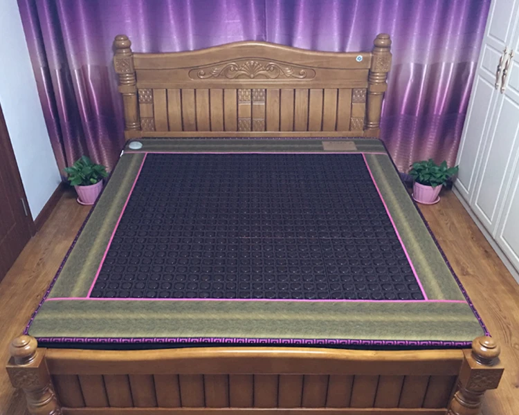 

HOTEST!!! Fluff Edge Germanium Stone Heating Mat Heath Care Mattress for Parents Free Shipping 3 Size For your Choice