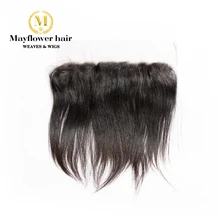 Mayflower Funmi прямой фронтальный волос 13x" ухо к уху с детскими волосами линия расставания 8"-1" натуральные черные волосы Remy Продукты