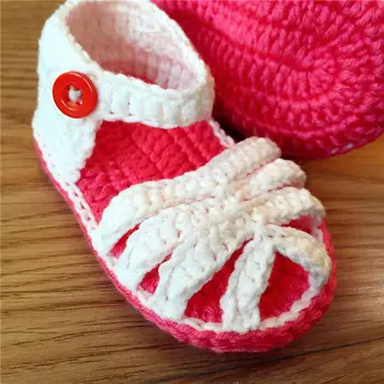 

QYFLYXUE handmade Newborn Shoes cotton making baby hollow out design Toddler Shoes SIZE 0 to 12 Months