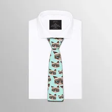 Дизайн Алмазный печатный галстук для мужчин полиэстер животный Узор Галстук узкий галстук для Свадебное торжество деловая встреча аксессуары 5LD41