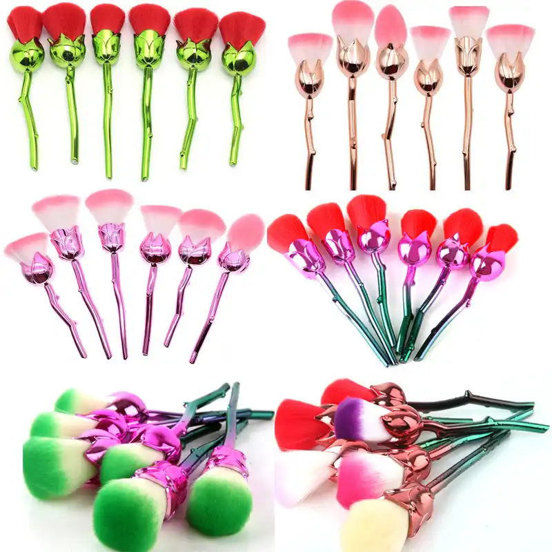 21 New 6pcs Rose Shape Makeup Brushes Gold Pink Green Foundation Powder Make Up Flower Brushes Set Beauty Blush Brush Eye Shadow Applicator Aliexpress 21 New 6pcs Rose Shape Makeup Brushes Gold Pink Green Foundation Powder Make Up Flower Brushes Set Beauty Blush Brush Eye Shadow Applicator Aliexpress