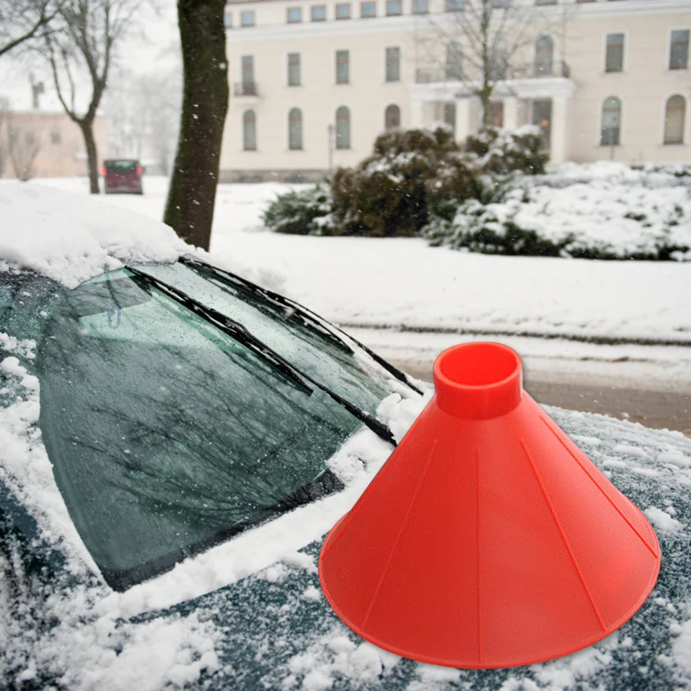 

Magic Car Window Cleaning Tool Cone-Shaped Windshield Snow Removal Scraper Ice Shovel Windshield Ice Scrape Snow Shovel Dropship