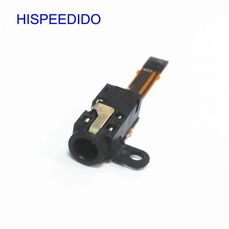 HISPEEDIDO Headphone Jack Socket for PSPGO PSP GO Headphone Socket With Flex Ribbon Cablein