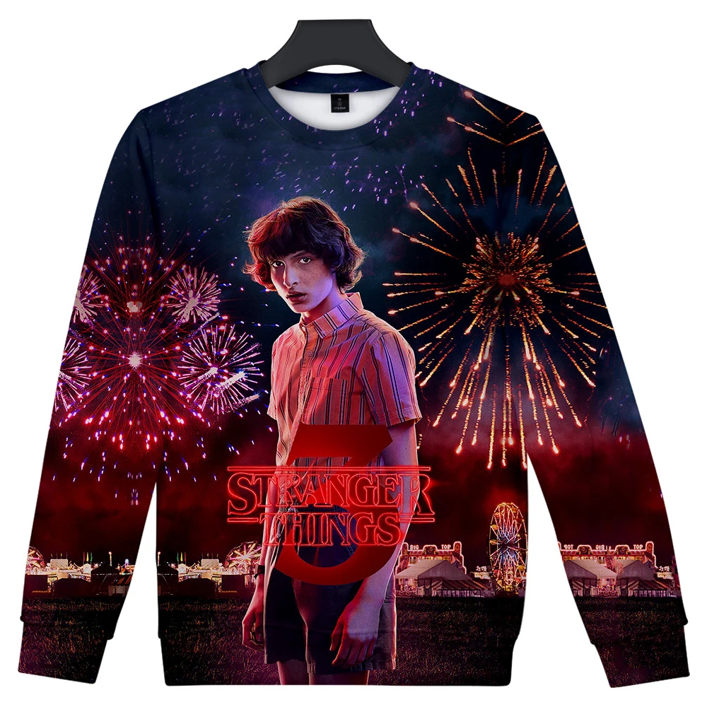 

Stranger Things 3D Printed O-Neck Sweatshirt Women/Men Fashion Long Sleeve Sweatshirts 2019 Hot Sale Casual Streetwear Clothes