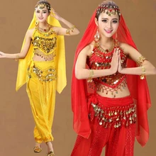 Cheap Girls Sequined Ballroom Bollywood Dancing dress Indian Belly Party Dance wear Costumes Suits Set For Women Chiffon belly Outfits Cheap Girls Sequined Ballroom Bollywood Dancing dress Indian Belly Party Dance wear Costumes Suits Set For Women Chiffon belly Outfits