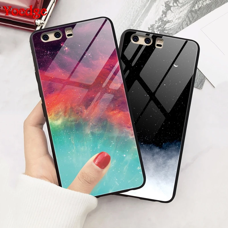 

Tempered Glass 3D Case For Huawei P9 P10 Plus P20 P30 P Smart Mate 9 10 20 20X Lite Pro Nova 3 3i 4 Y9 2018 2019 TPU Back Cover
