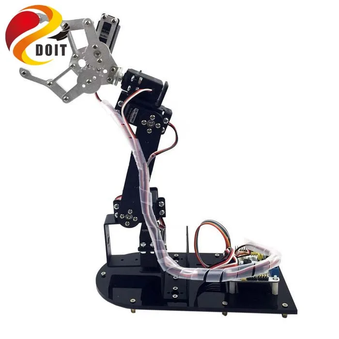 Оригинальный DOIT 5DOF механическая рука металла структура держатель наборы w/металл сервопривод рог для робота обучения платформа