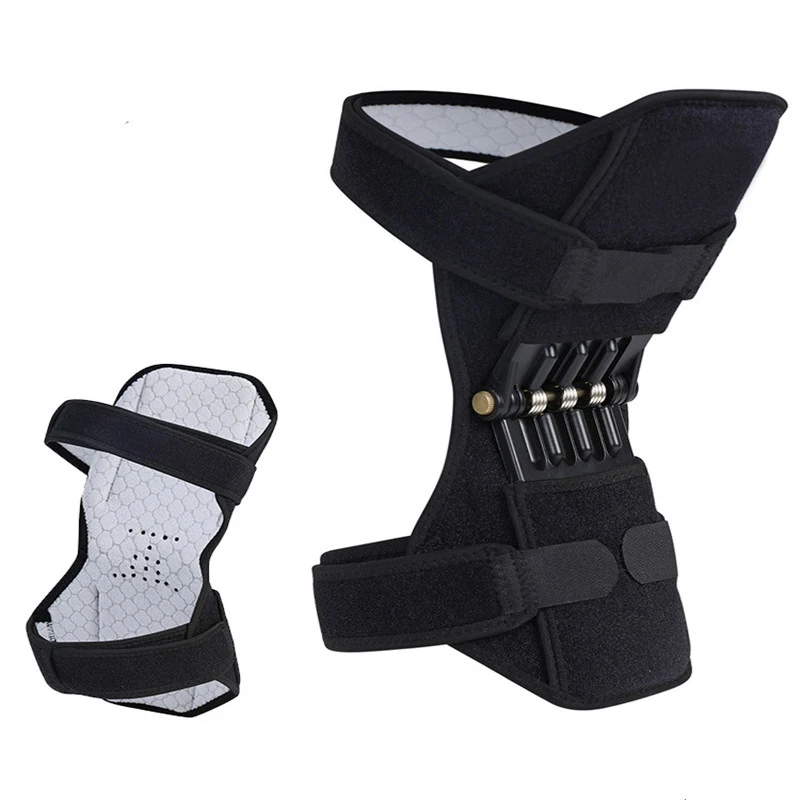 

Joint Support Knee Pad Breathable Non-slip Lift Pain Relief For Knee Powerful Rebound Spring Force Knee booster For Sports Elder