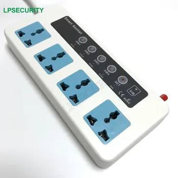

Free WIFI remote 4 way temperature control socket SC4-GSM Mobile app remote control power switch Water pump control switch