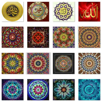 

ArtBack Diamond Embroidery 5D DIY Diamond Painting Mandala religious Diamond Painting Rhinestone Cross Stitch Decoration MA25