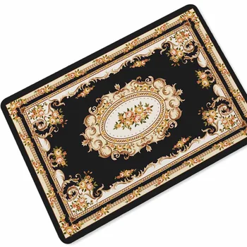 

Persian Style Printed Rubber Anti Slip Doormats Alfombra Cocina Entry Front Door Mats Tapis De Cuisine Welcome Kitchen Mat Rugs
