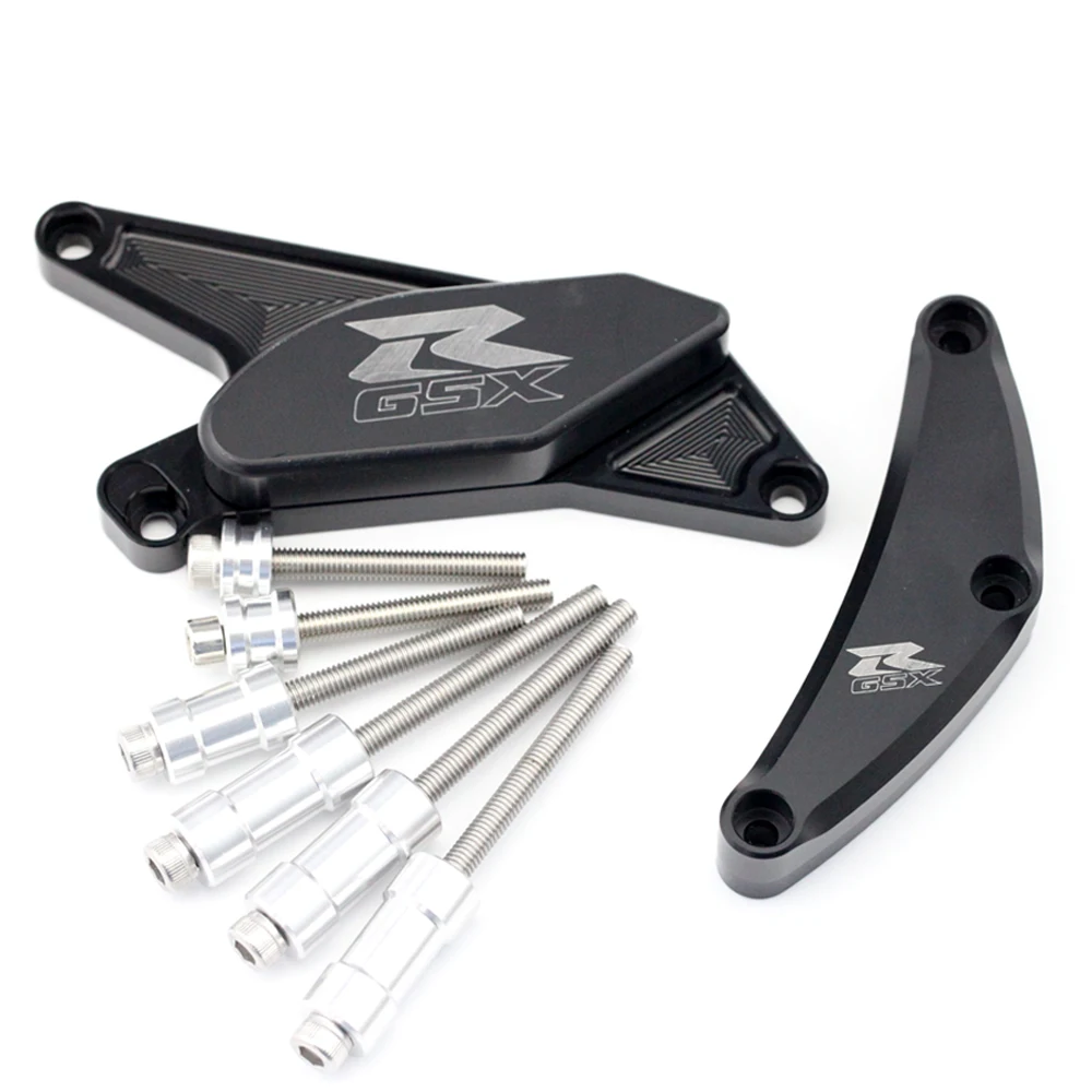 Left Engine Case Guard Cover Crash Slider Protector For SUZUKI HAYABUSA GSX1300