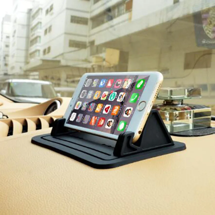Zerosky Soft Silicone Car Holder Mobile Phone Holder Stand GPS Anti
