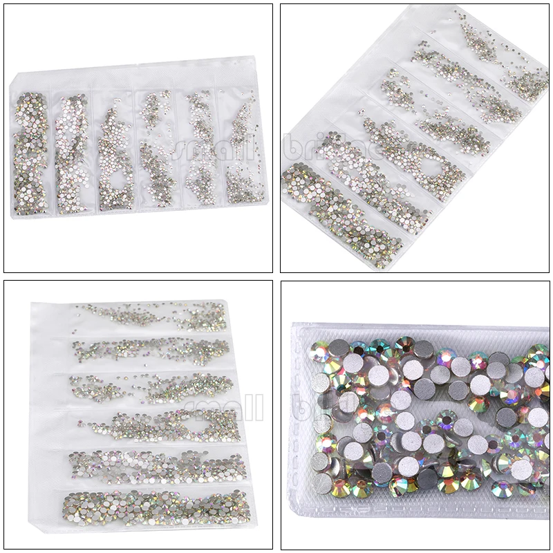 Crystal Flat Back Rhinestones (8)