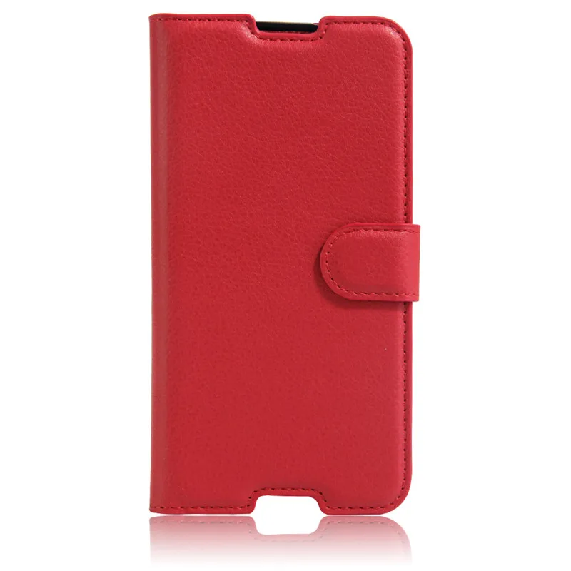 Чехол-бумажник для Alcatel Idol 4 Чехол 6055K 6055B 6055Y флип-чехол OT-6055K 6055H 6055P 6055I кожаный держатель для карт - Цвет: Red