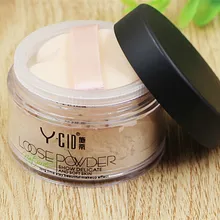 Полупрозрачная сыпучая пудра масло Управление цвет лица-повышение коосметика для макияжа лица Пудра для лица Минеральная POW06