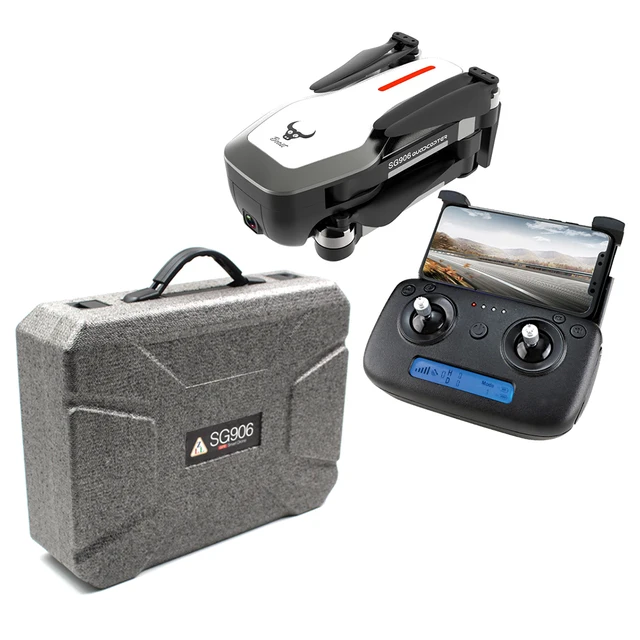 $153.09  HOBBYINRC 2019 New for SG906 4K HD Foldable RC Drone Quadcopter with Anti-shake Camera - White (Han