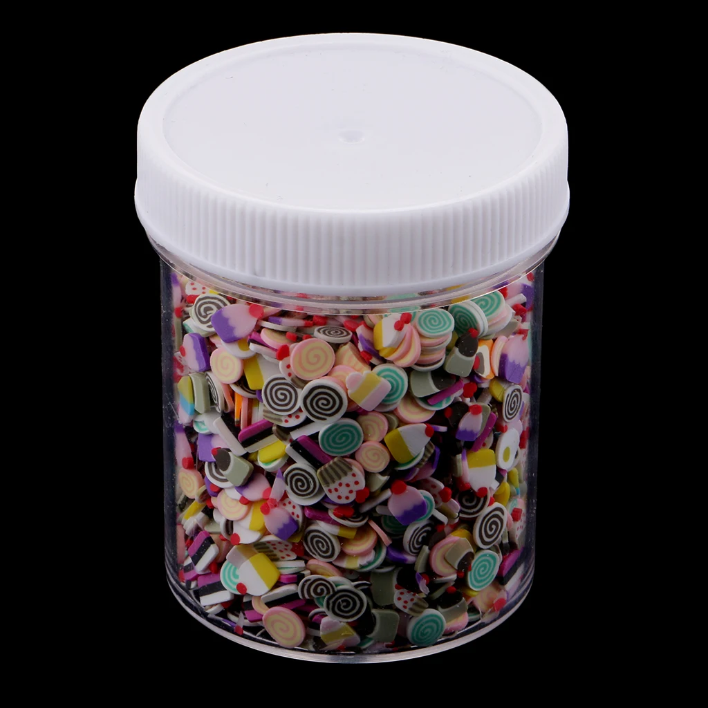

fityle 1 Bottle Bulk Slime Charms Lots Resin Buttons for DIY Phone Case, Scrapbooking, Cards,Head Rope, Flatback